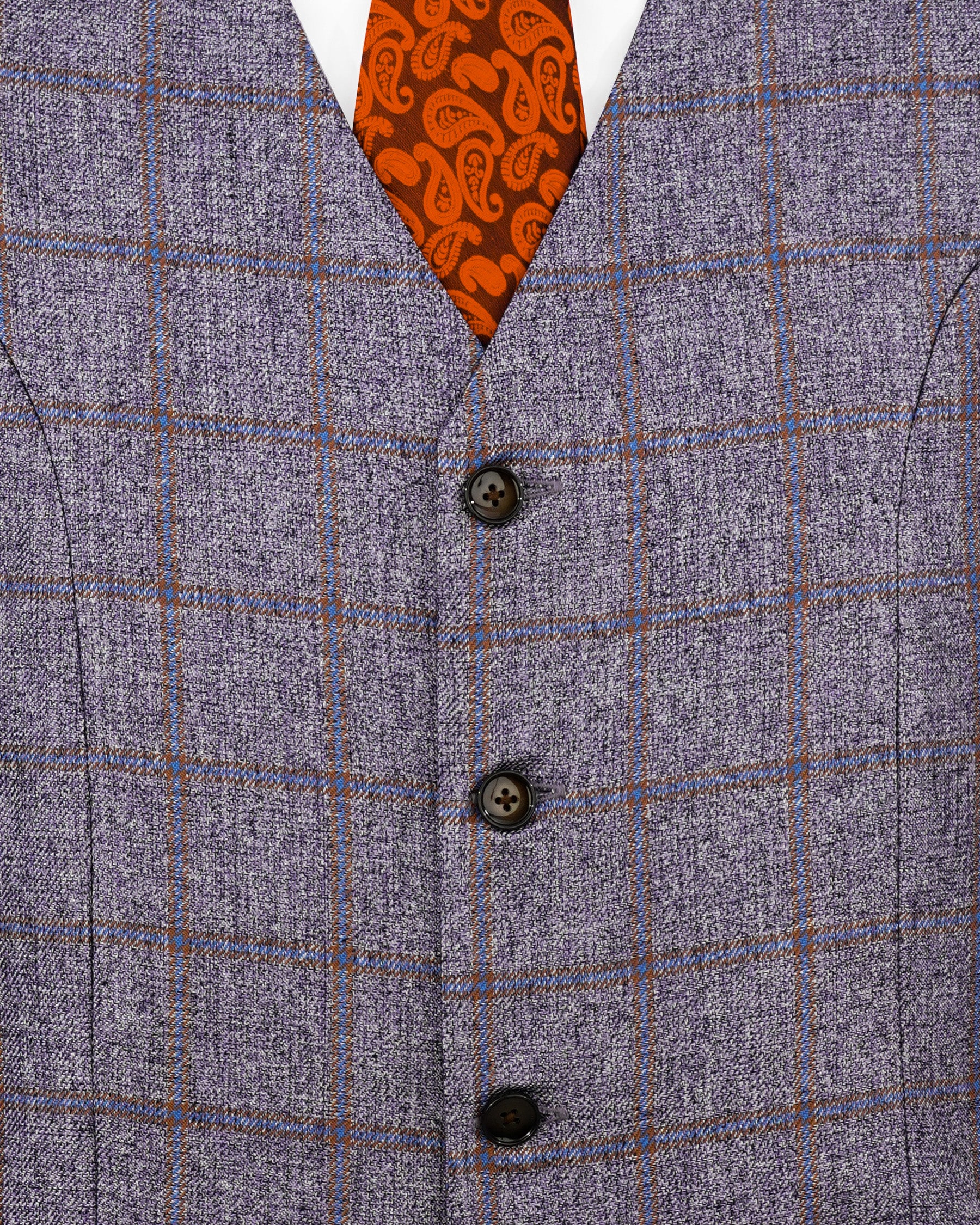 Mobster Gray Windowpane Waistcoat  V2153-36, V2153-38, V2153-40, V2153-42, V2153-44, V2153-46, V2153-48, V2153-50, V2153-52, V2153-54, V2153-56, V2153-58, V2153-60