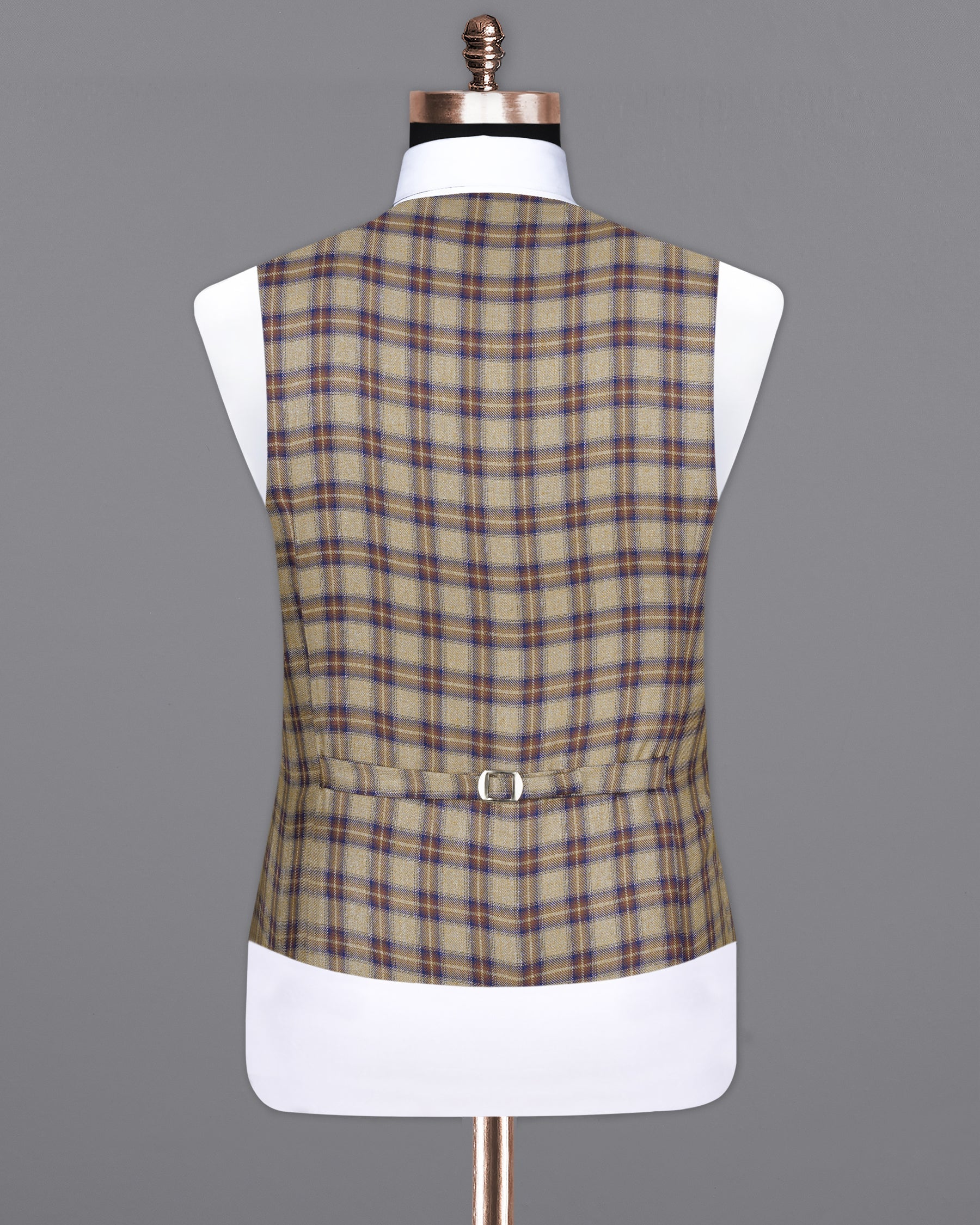 Heathered Brown Stratos terry rayon Waistcoat V2170-36, V2170-38, V2170-40, V2170-42, V2170-44, V2170-46, V2170-48, V2170-50, V2170-52, V2170-54, V2170-56, V2170-58, V2170-60