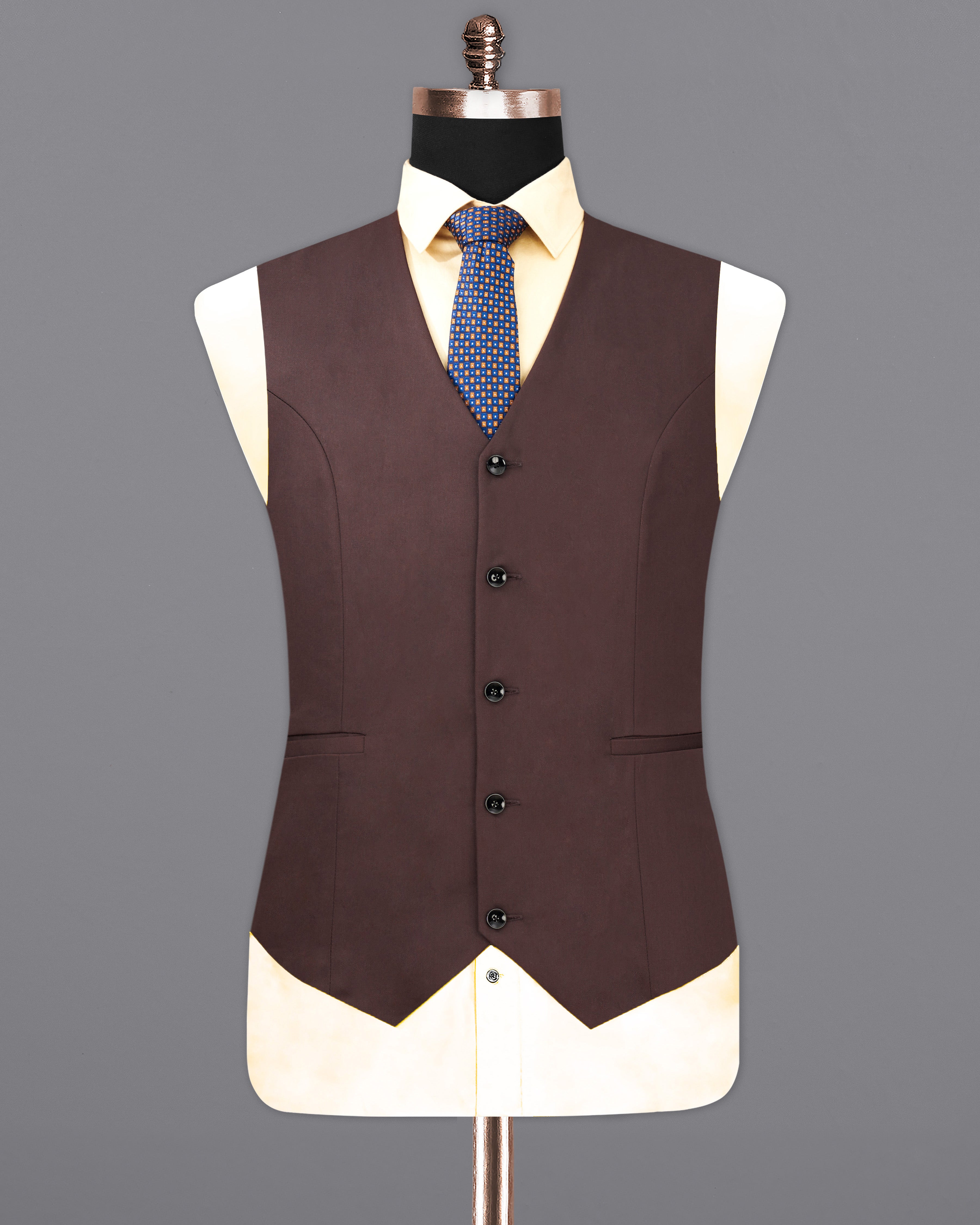 Matterhorn Brown Waistcoat V2244-36, V2244-38, V2244-40, V2244-42, V2244-44, V2244-46, V2244-48, V2244-50, V2244-52, V2244-54, V2244-56, V2244-58, V2244-60