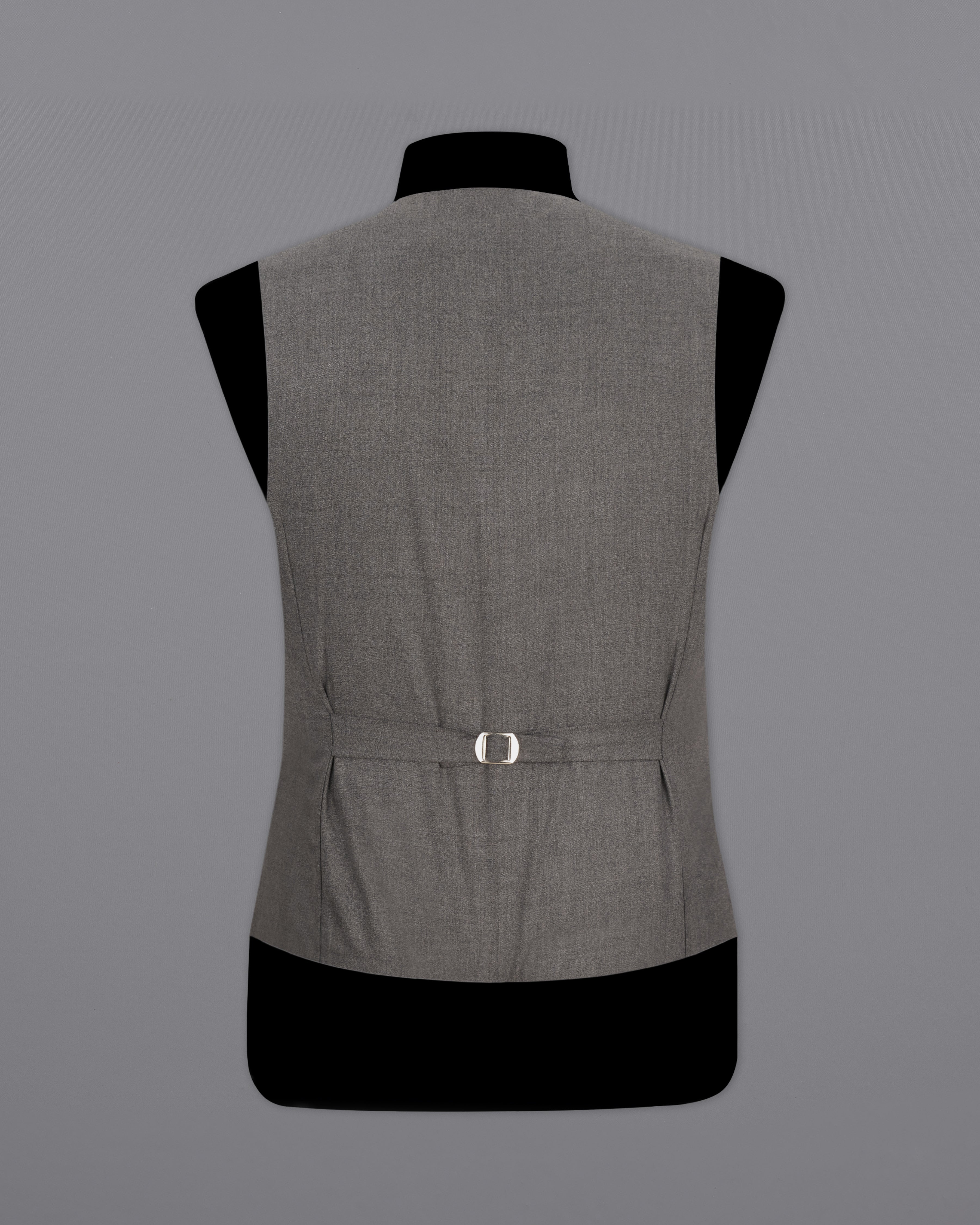 Tundora Grey Textured Waistcoat WC2276-36, WC2276-38, WC2276-40, WC2276-42, WC2276-44, WC2276-46, WC2276-48, WC2276-50, WC2276-52, WC2276-54, WC2276-56, WC2276-58, WC2276-60