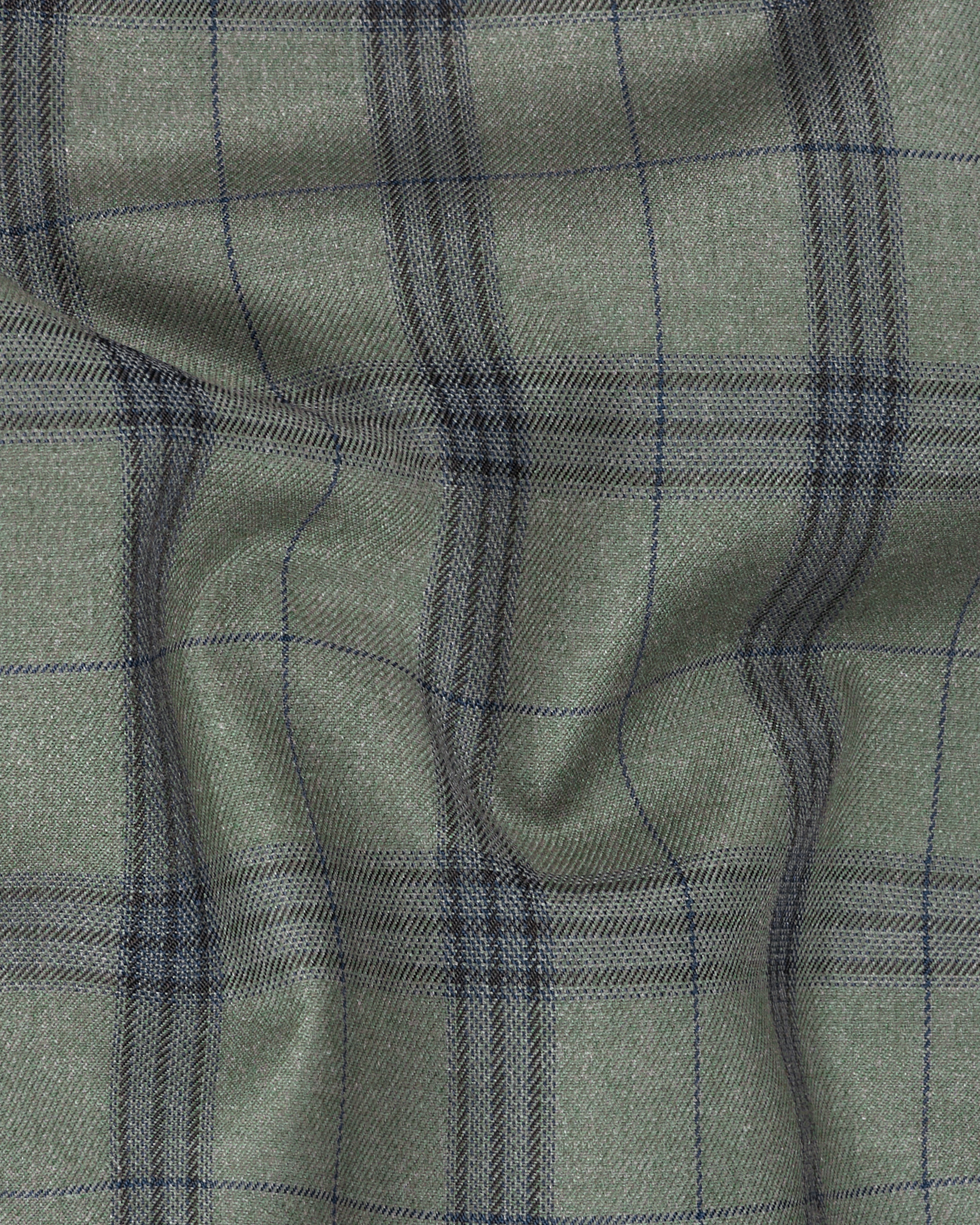 Limed Green and Martinique Blue Plaid Waistcoat V2277-36, V2277-38, V2277-40, V2277-42, V2277-44, V2277-46, V2277-48, V2277-50, V2277-52, V2277-54, V2277-56, V2277-58, V2277-60