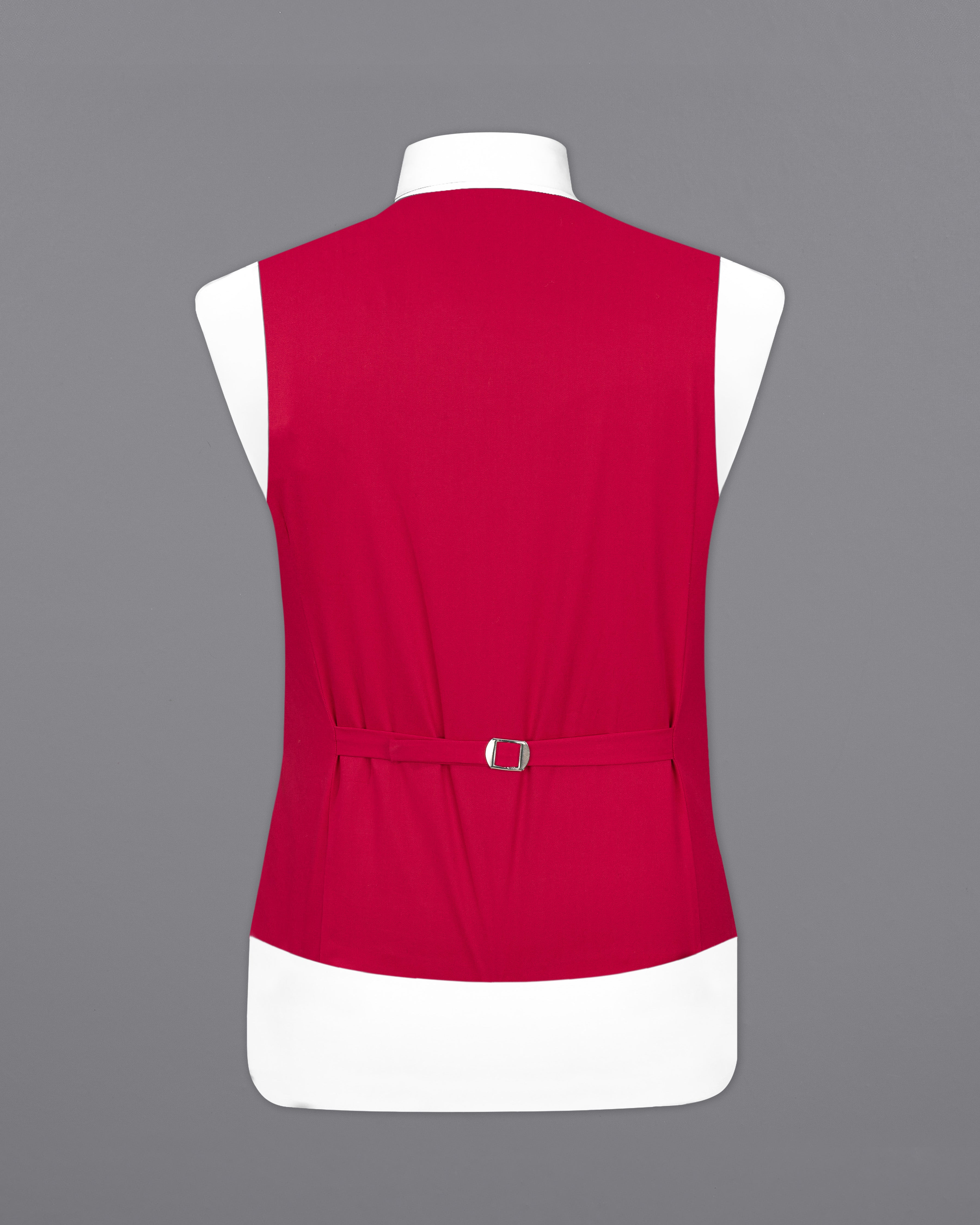 Shiraz Red Premium Cotton Waistcoat V2325-36, V2325-38, V2325-40, V2325-42, V2325-44, V2325-46, V2325-48, V2325-50, V2325-52, V2325-54, V2325-56, V2325-58, V2325-60