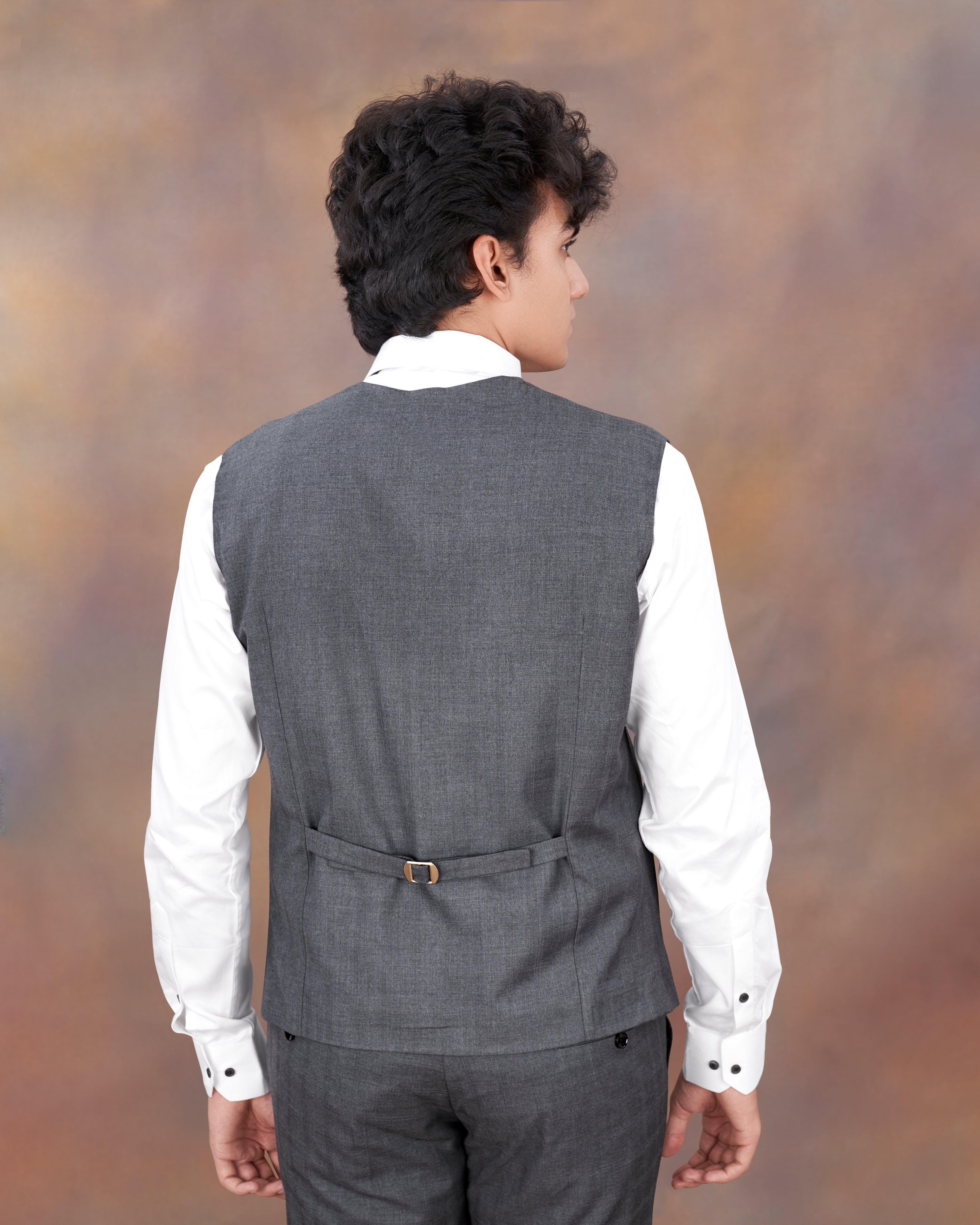 Wenge Gray Textured  Waistcoat V2327-36, V2327-38, V2327-40, V2327-42, V2327-44, V2327-46, V2327-48, V2327-50, V2327-52, V2327-54, V2327-56, V2327-58, V2327-60