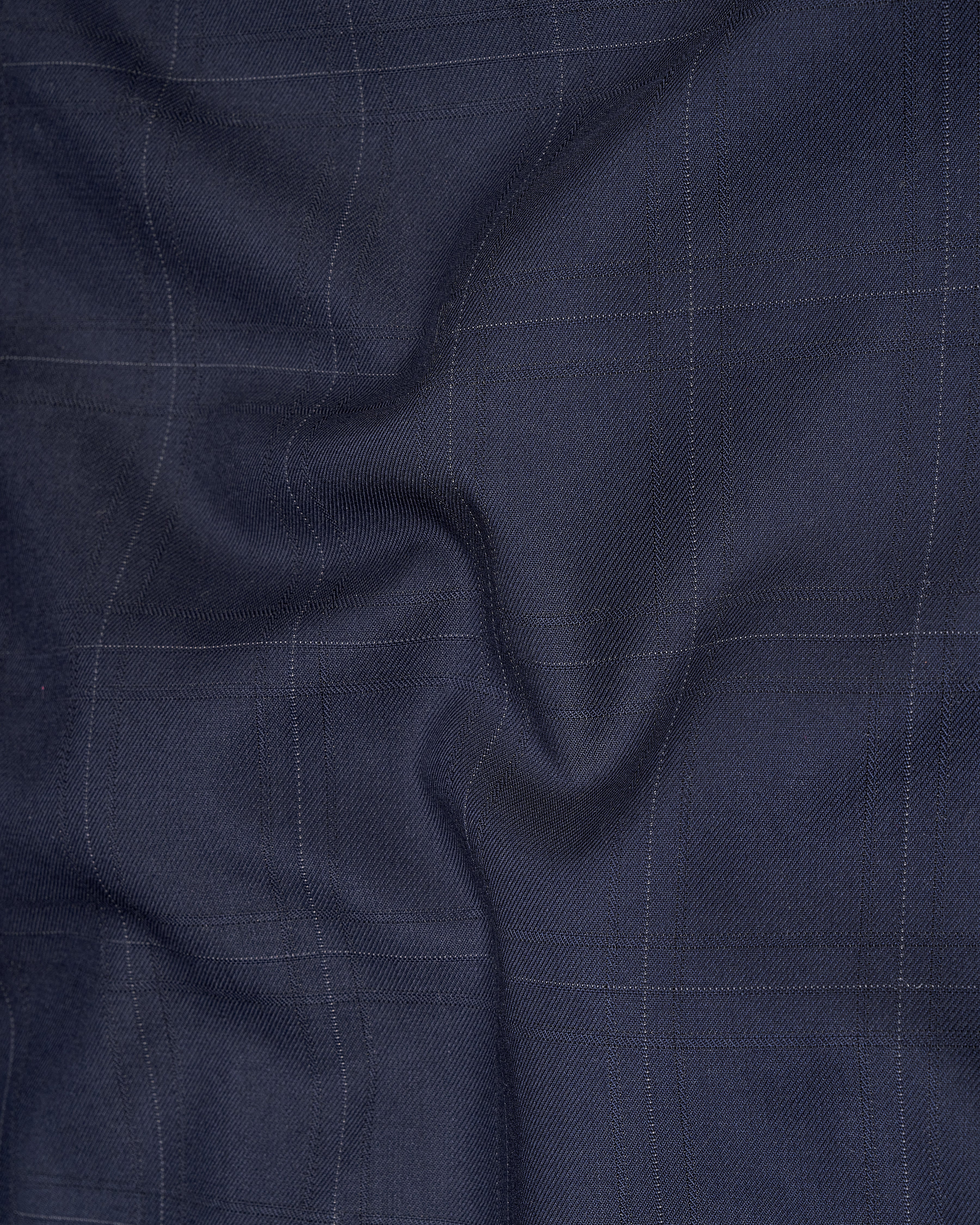 Ebony Clay Navy Blue Plaid Waistcoat V2346-36, V2346-38, V2346-40, V2346-42, V2346-44, V2346-46, V2346-48, V2346-50, V2346-52, V2346-54, V2346-56, V2346-58, V2346-60