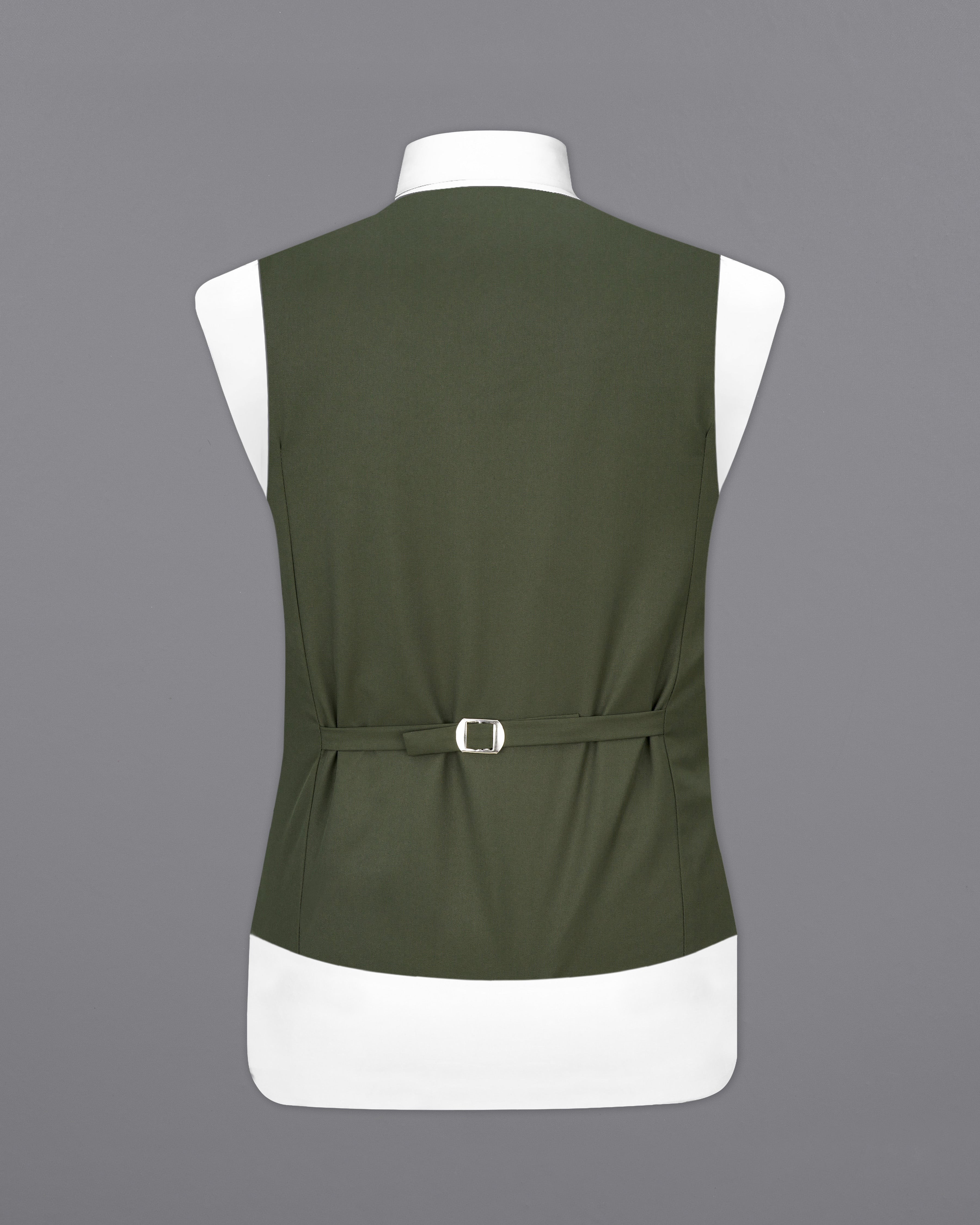 Twill Green Textured Waistcoat V2456-36, V2456-38, V2456-40, V2456-42, V2456-44, V2456-46, V2456-48, V2456-50, V2456-52, V2456-54, V2456-56, V2456-58, V2456-60