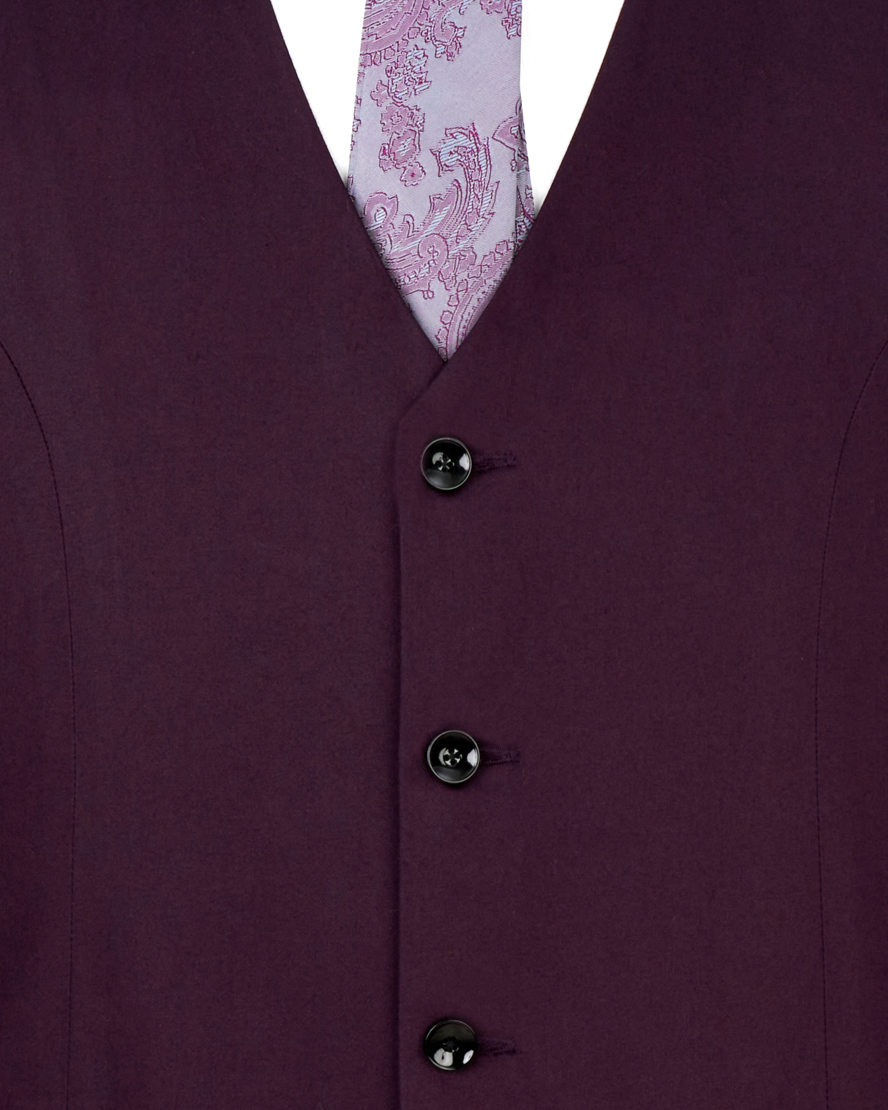 Eclipse Maroon Premium Cotton Waistcoat V2491-36, V2491-38, V2491-40, V2491-42, V2491-44, V2491-46, V2491-48, V2491-50, V2491-52, V2491-54, V2491-56, V2491-58, V2491-60