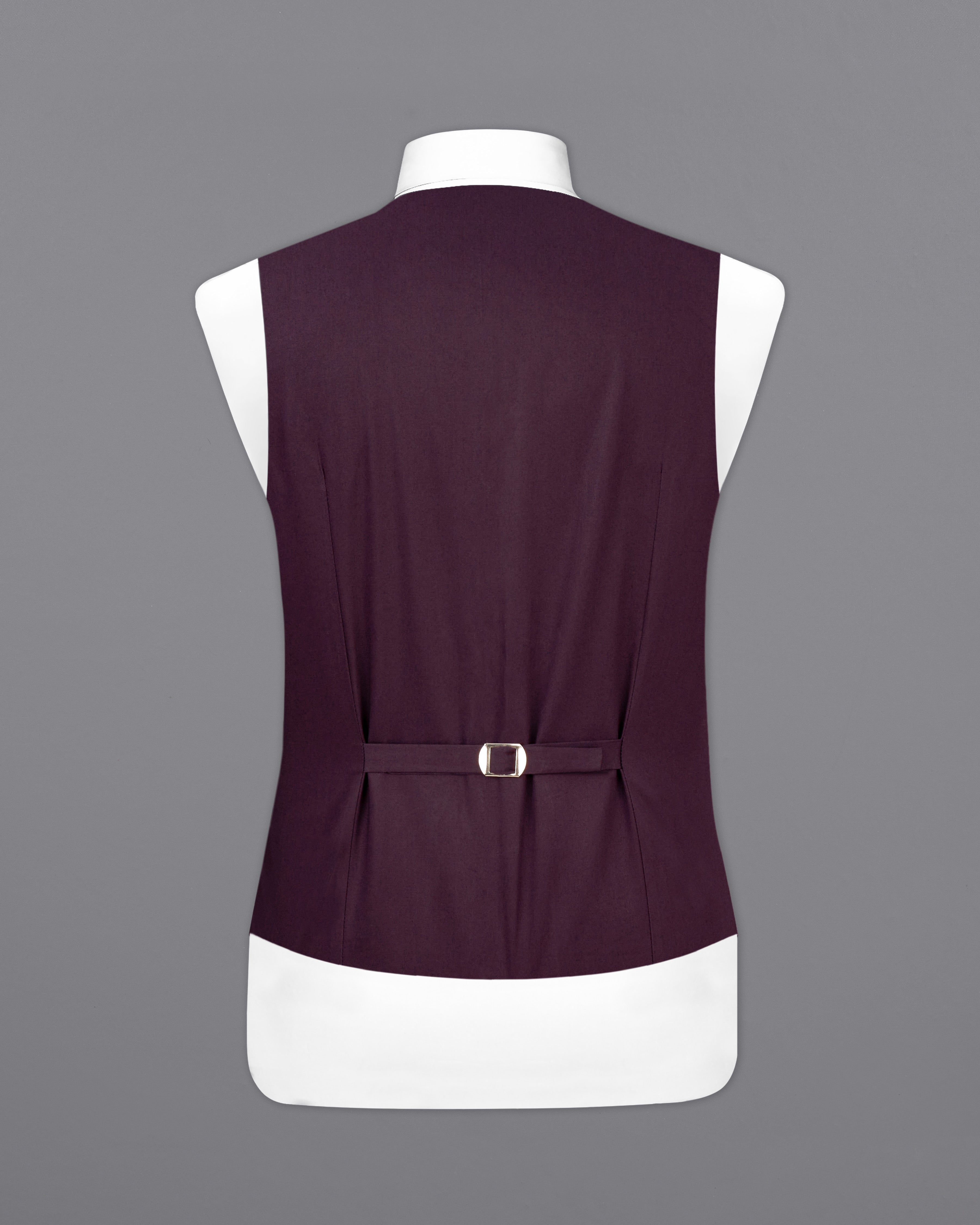 Eclipse Maroon Premium Cotton Waistcoat V2491-36, V2491-38, V2491-40, V2491-42, V2491-44, V2491-46, V2491-48, V2491-50, V2491-52, V2491-54, V2491-56, V2491-58, V2491-60