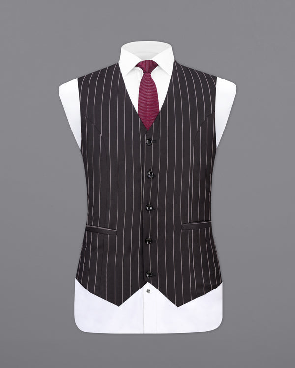Birch Brown Striped Waistcoat V2498-36, V2498-38, V2498-40, V2498-42, V2498-44, V2498-46, V2498-48, V2498-50, V2498-52, V2498-54, V2498-56, V2498-58, V2498-60