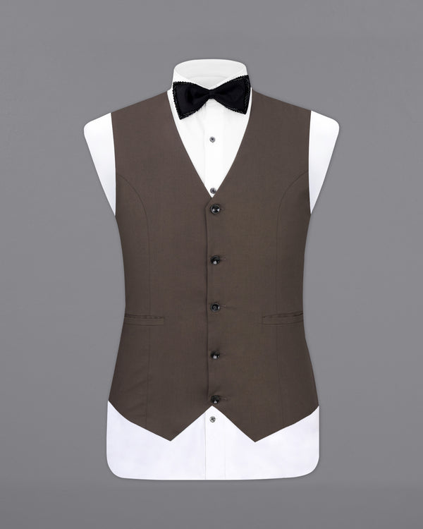 Fuscous Brown Designer Waistcoat V2535-36, V2535-38, V2535-40, V2535-42, V2535-44, V2535-46, V2535-48, V2535-50, V2535-53, V2535-54, V2535-56, V2535-58, V2535-60