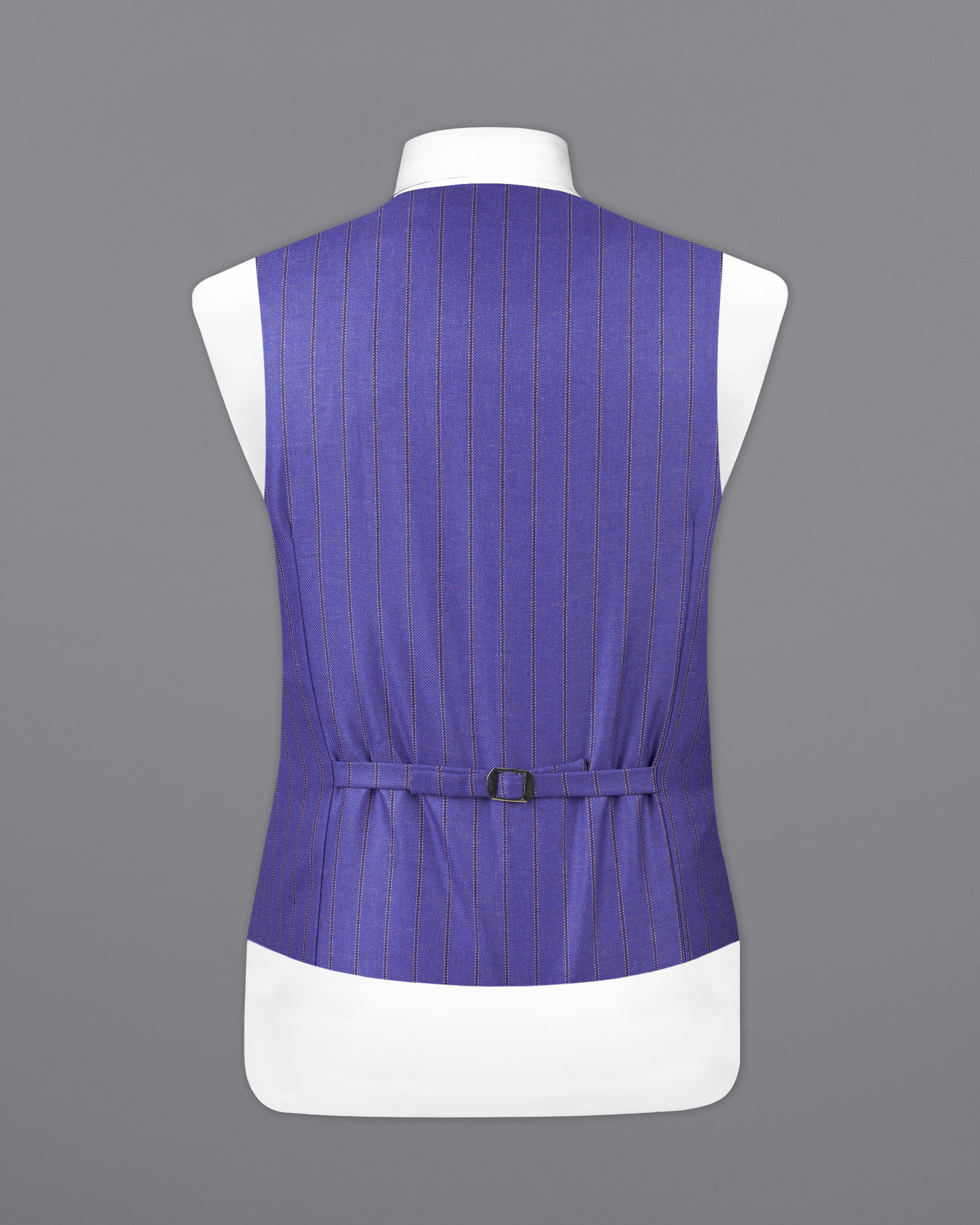 Deluge Blue Striped Waistcoat V2568-36, V2568-38, V2568-40, V2568-42, V2568-44, V2568-46, V2568-48, V2568-50, V2568-52, V2568-54, V2568-56, V2568-58, V2568-60