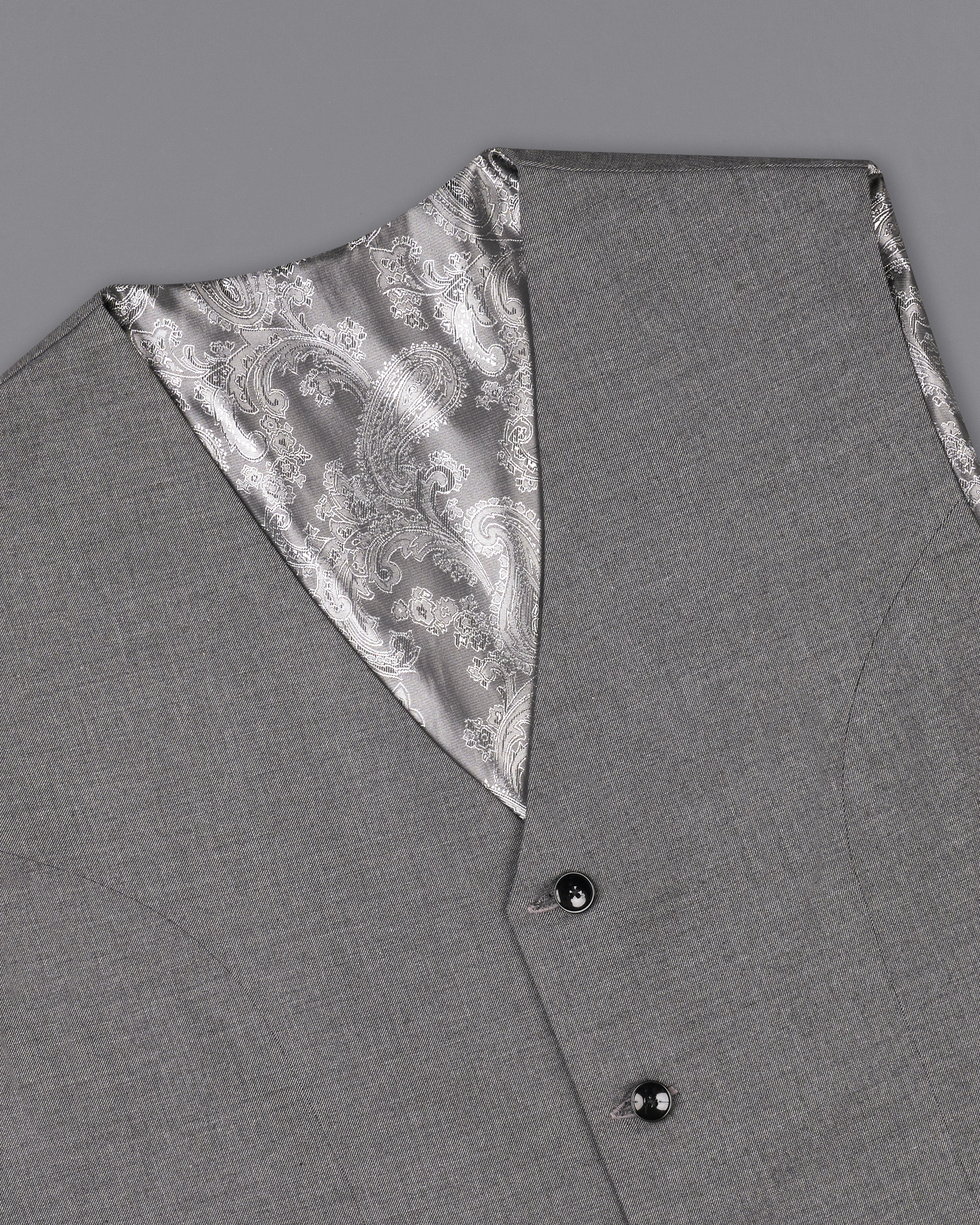 Ironside Gray Textured Waistcoat V2569-36, V2569-38, V2569-40, V2569-42, V2569-44, V2569-46, V2569-48, V2569-50, V2569-52, V2569-54, V2569-56, V2569-58, V2569-60