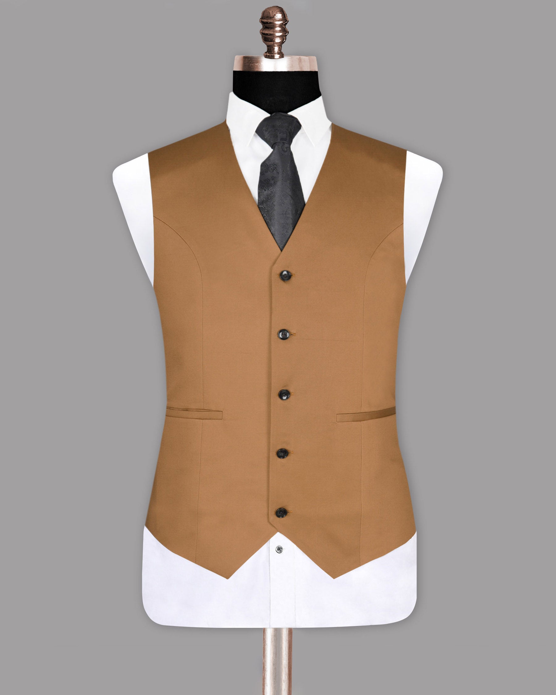 Burnished Amber Premium Cotton Waistcoat V920-42, V920-56, V920-58, V920-38, V920-46, V920-48, V920-52, V920-60, V920-54, V920-50, V920-44, V920-36, V920-40