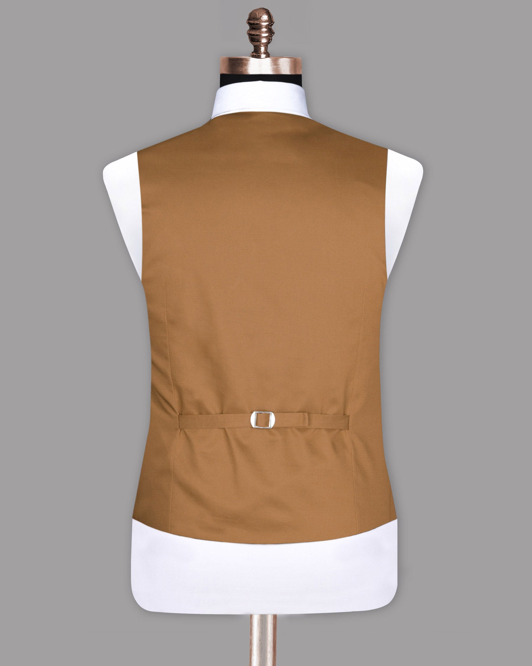 Burnished Amber Premium Cotton Waistcoat