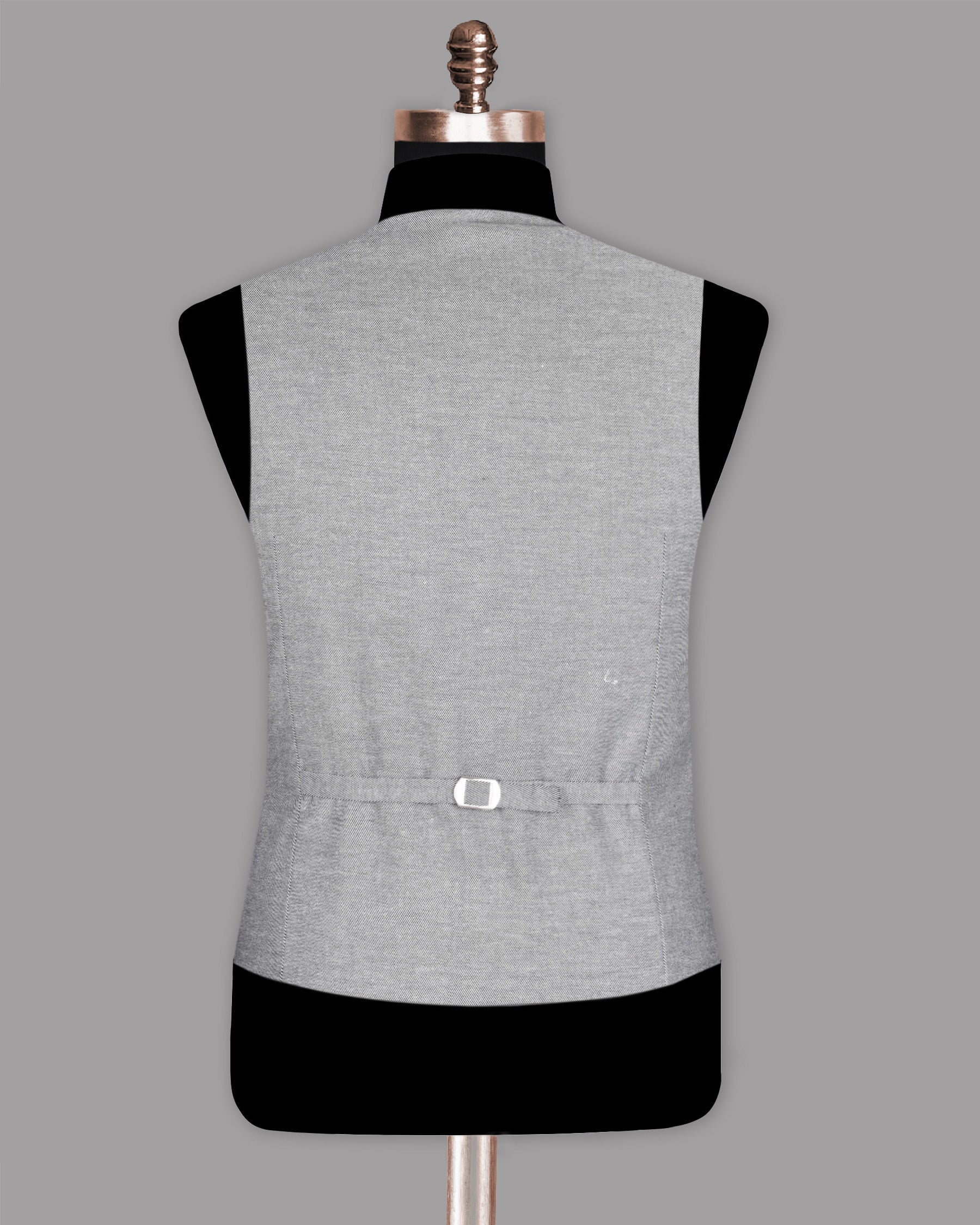 Light Grey Premium Cotton Waistcoat