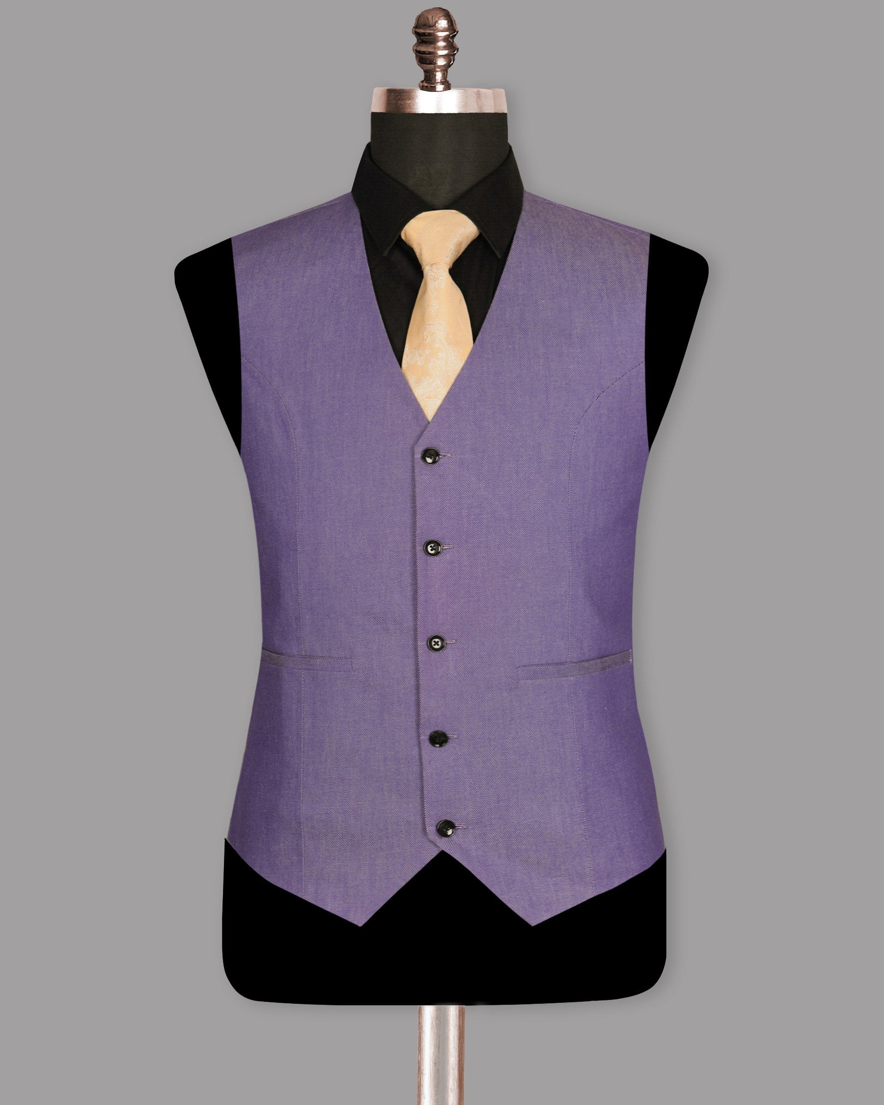 Lilac Premium Cotton Waistcoat V971-52, V971-40, V971-44, V971-54, V971-36, V971-38, V971-42, V971-46, V971-48, V971-50, V971-56, V971-58, V971-60