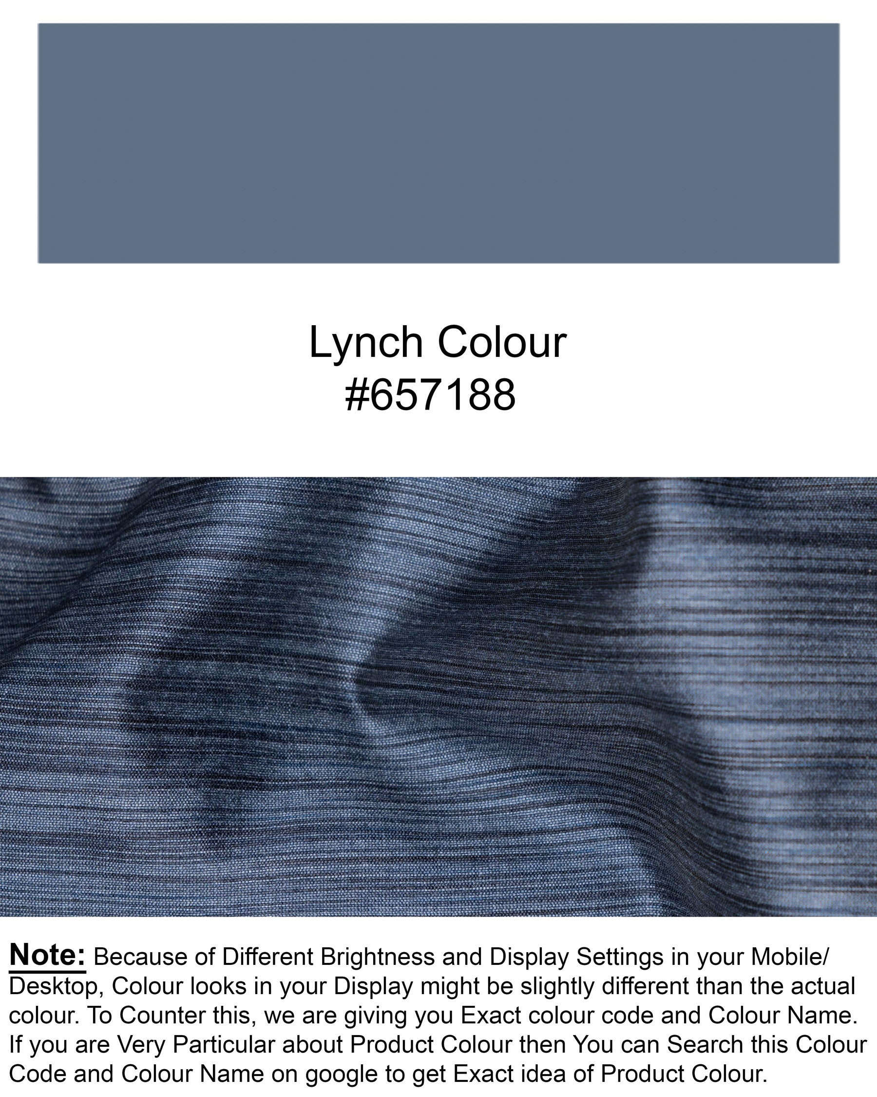 Lynch Blue Textured Nehru Jacket WC1660-36, WC1660-38, WC1660-40, WC1660-42, WC1660-44, WC1660-46, WC1660-48, WC1660-50, WC1660-52, WC1660-54, WC1660-56, WC1660-58, WC1660-60