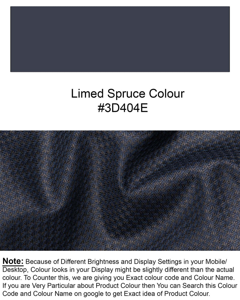 Limed Spruce Geometric Textured Nehru Jacket WC1775-36, WC1775-38, WC1775-40, WC1775-42, WC1775-44, WC1775-46, WC1775-48, WC1775-50, WC1775-52, WC1775-54, WC1775-56, WC1775-58, WC1775-60