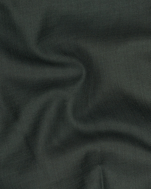 Heavy Metal Green Nehru Jacket WC1847-36, WC1847-38, WC1847-40, WC1847-42, WC1847-44, WC1847-46, WC1847-48, WC1847-50, WC1847-52, WC1847-54, WC1847-56, WC1847-58, WC1847-60