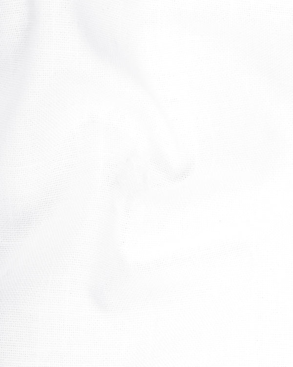 Bright White Premium Velvet Designer Nehru Jacket