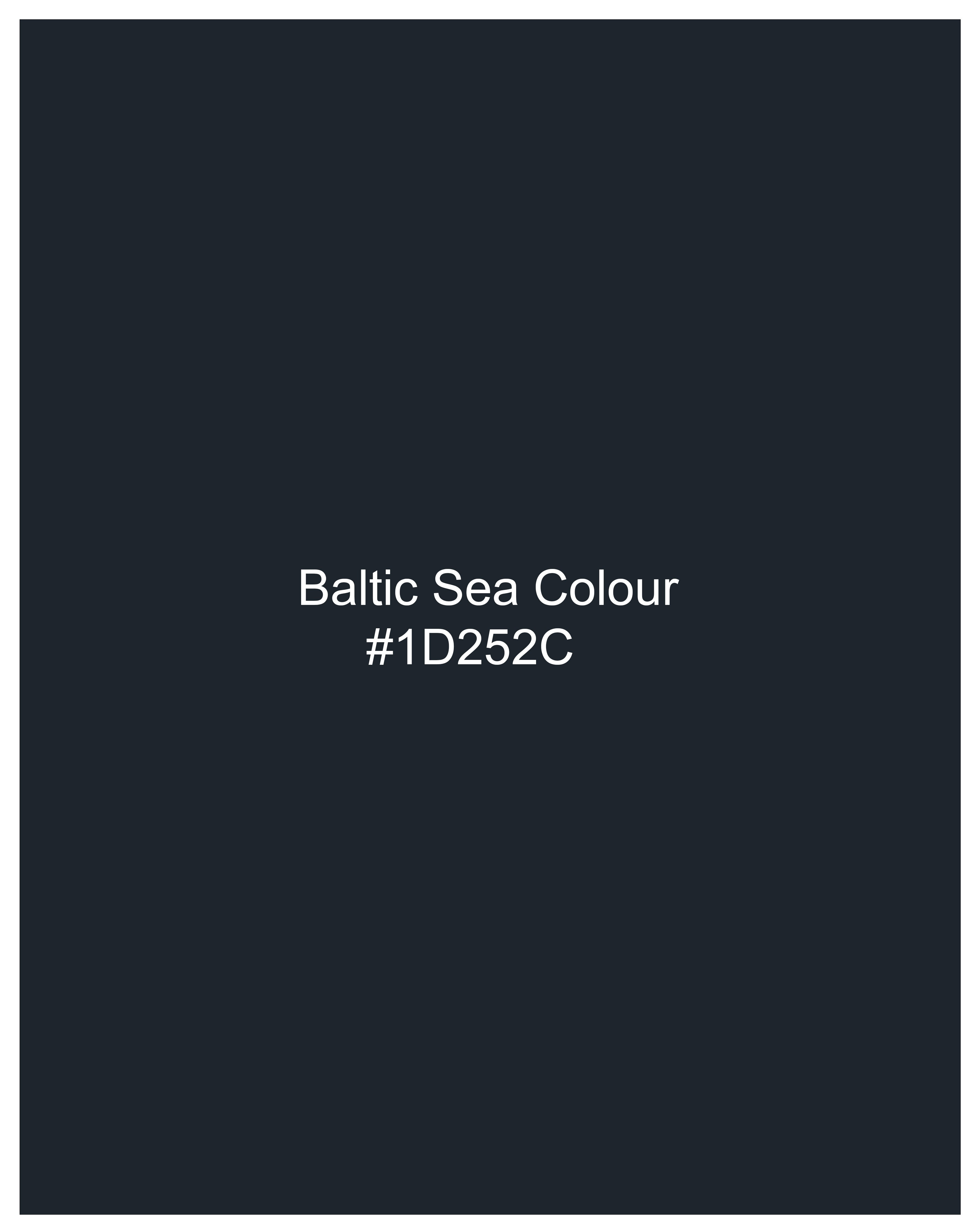 Baltic Sea Blue Premium Cotton Nehru Jacket WC2478-38, WC2478-39, WC2478-40, WC2478-42, WC2478-44, WC2478-46, WC2478-48, WC2478-50, WC2478-52