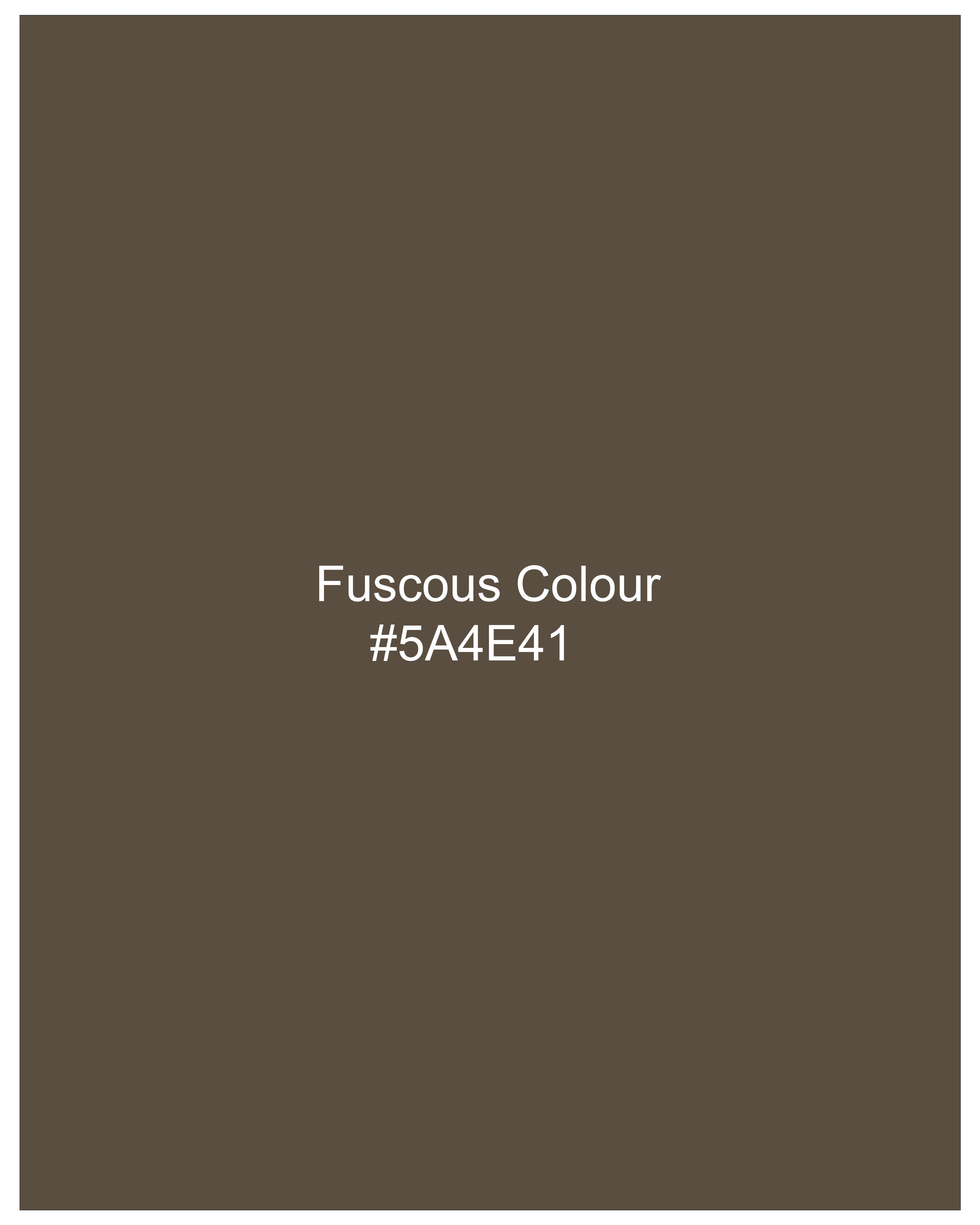 Fuscous Brown Nehru Jacket WC2514-38, WC2514-39, WC2514-40, WC2514-42, WC2514-44, WC2514-46, WC2514-48, WC2514-50, WC2514-52