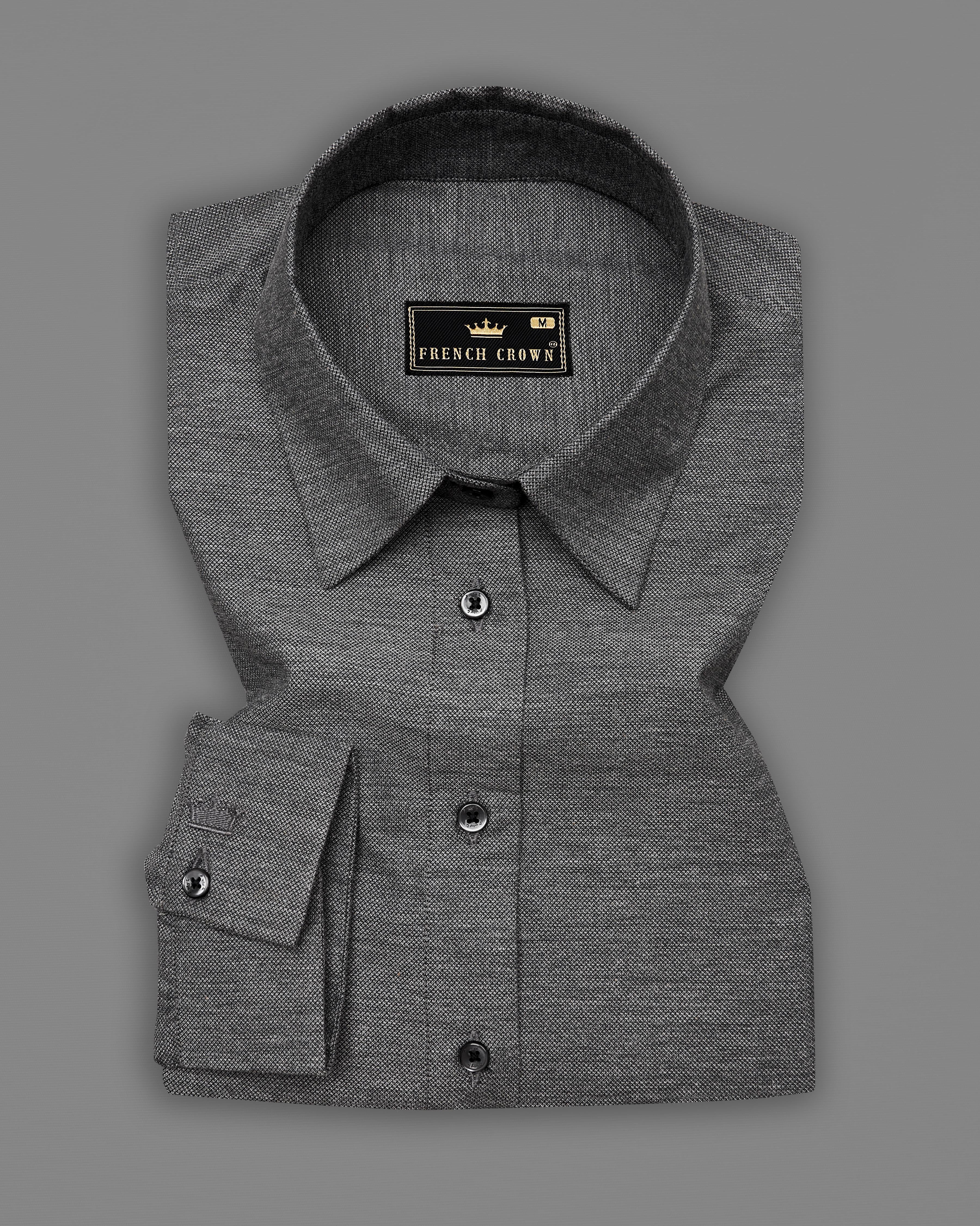 Concord Gray Premium Cotton ShirtWS044-BLK-32, WS044-BLK-34, WS044-BLK-36, WS044-BLK-38, WS044-BLK-40, WS044-BLK-42