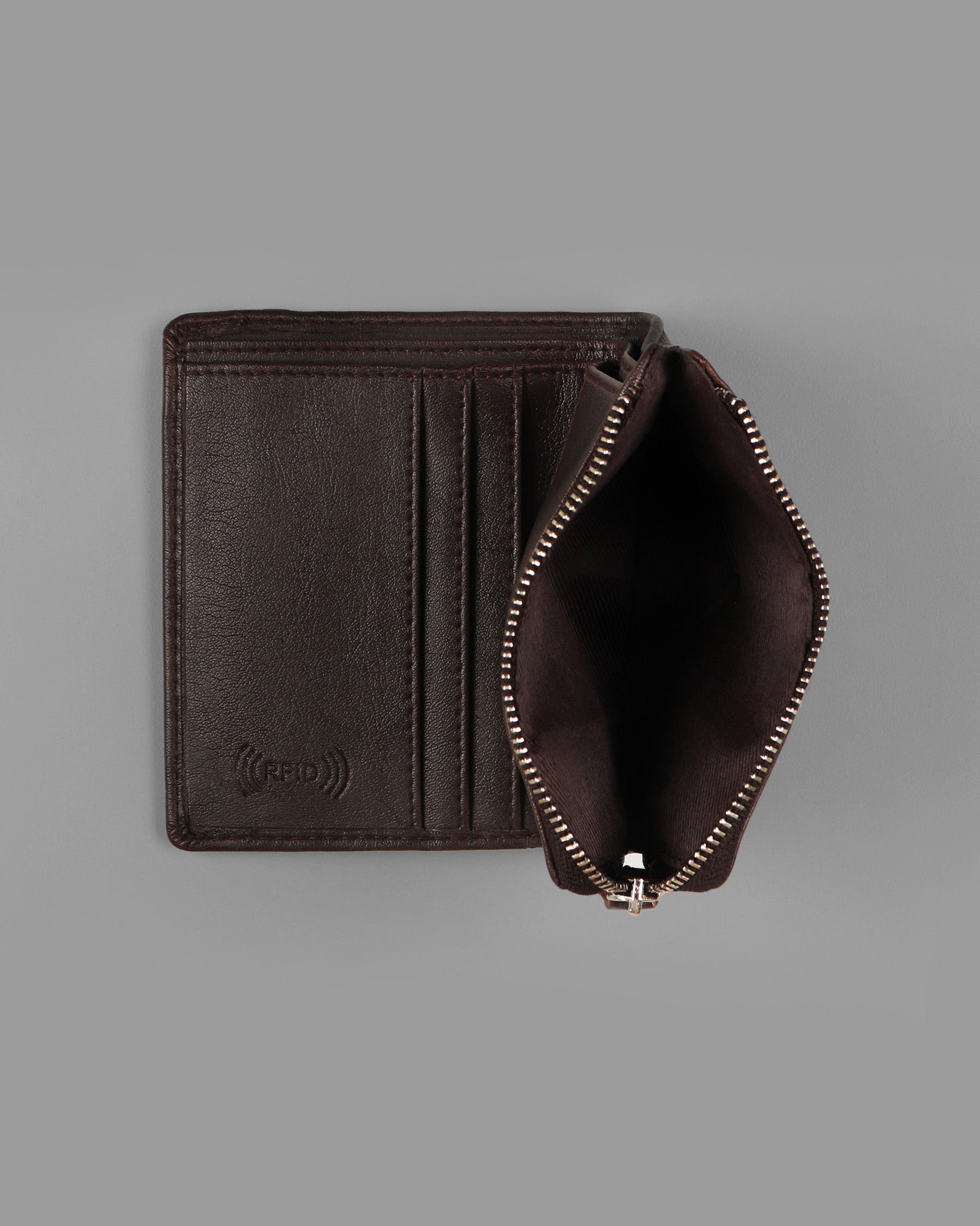 Brown Vegan Leather Handcrafted Wallet WT10