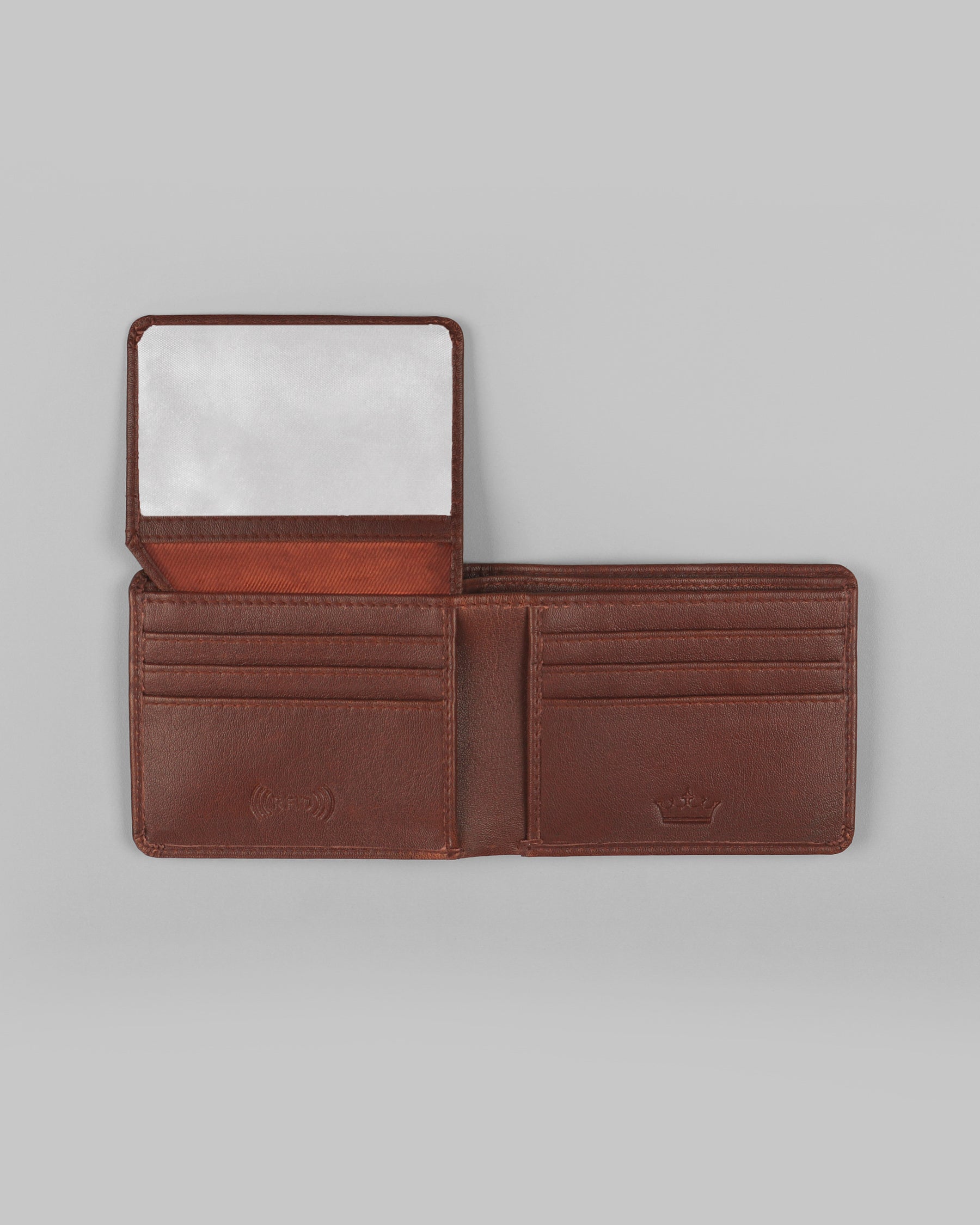 Tan Vegan Leather 9 Card Holders Handcrafted Wallet WT24